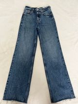 ZARA High Waisted Wide Leg Jeans Photo 0