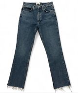 Agolde blue Women’s Mid Rise Relaxed Boot Jeans Photo 0