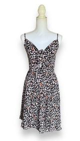 Ecowish NWT-  Tie Front Print Dress- Size Medium Photo 0