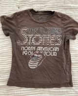 vintage rolling stones baby tee Brown Photo 0