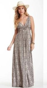 Tart  Sleeveless V-Neck Aztec Boho Pattern Printed Maxi Dress Plus Size 1X Photo 0