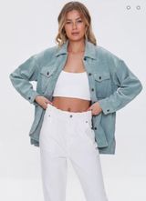 Forever 21 Corduroy Button Up Shacket Photo 0