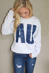 AU Sweatshirt Gray Size M Photo 0