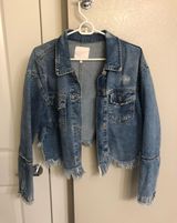 ZARA Cropped Denim Jacket Photo 0