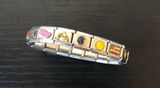 2 Vintage Y2K Italian Charm Link Friendship Bracelets Bracelet Photo 0