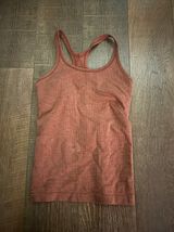 Lululemon Ebb To Street Tank Red Size 2 Photo 0