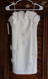 Anthropologie White Mini Dress Elliatt Photo 0