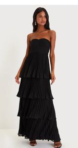 Lulus Dress Black Photo 0