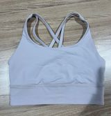 Lululemon Light Pink Energy Longline Bra Photo 0