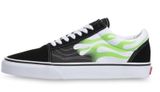 Vans FLAME OLD SKOOL BLACK/GREEN Photo 0