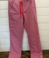 FIGS Unisex XS Pink Scrub Pants Elastic Waist Workwear Photo 0