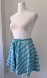 Lacoste  Blue & Purple Striped Mini Skirt Photo 0