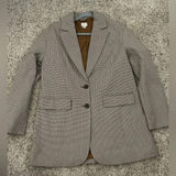 Rust color plaid blazer Photo 0
