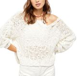 Free People Sunday Shore Pullover Sweater Oversized Photo 0