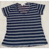 Fresh Produce  Striped Round Neck Shirt Top Photo 0