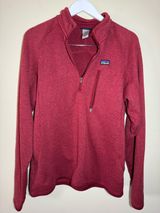 Patagonia Men’s Better Sweater 1/4-Zip Sz Medium Red Photo 0
