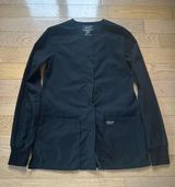 Authentic Cherokee Workwear Cherokee Workwear Black Scrub Jacket Photo 0