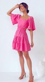 Super cute pink spring/ summer dress never worn before Photo 0