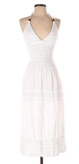 seaspice resort white halter dress small Photo 0