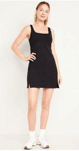 Old Navy Black Powersoft Athletic Large Dress Tennis Golf Pickleball Athleisure Photo 0