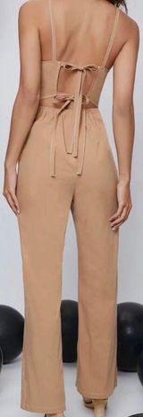 SheIn Backless-Tie Split Hem Romper Jumpsuit Photo 0