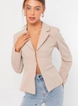 Stella Dallas Lace Up Blazer  Photo 0