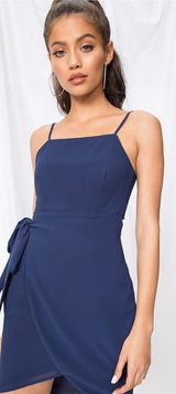 superdown  Revolve Morgan Layered Mini Dress Blue Photo 0