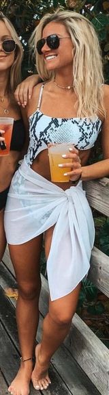 Boutique Brand New Connected Snakeskin Bikini ★ Photo 0