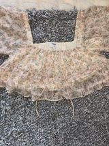 Floral Flowy Crop Top Photo 0