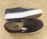 Vans Black Platform Slip-Ons Photo 0
