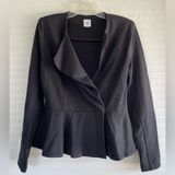 CAbi  Black Ruffle Blazer Photo 0