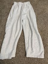 White Baggy Sweatpants Garage Photo 0