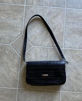 Jones New York Black Leather Mini Purse Photo 0