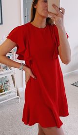 Nasty Gal Red Shift Dress Photo 0
