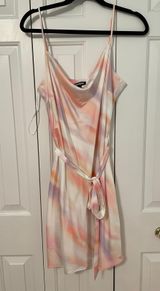 EXPRESS Watercolor Slip Dress Photo 0
