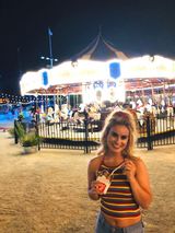 Brandy Melville Striped Halter Crop Top Photo 0