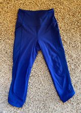 Lululemon Blue Crop Leggings Photo 0