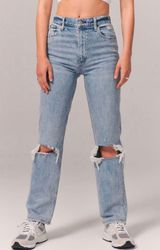 Abercrombie & Fitch Ultra High Rise 90s Straight Jean Photo 0