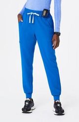 High Waisted Zamora Jogger Scrub Pants Royal Blue XS Medical Photo 0