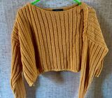Forever 21 Mustard Sweater Photo 0