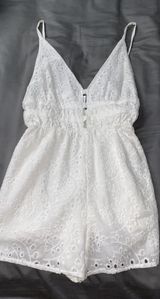 PacSun White Floral Romper Photo 0