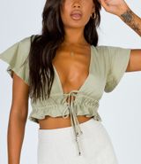 Princess Polly Jamison Reid Crop Top Photo 0