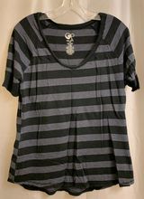 OP #247-T-  Black & Grey Stripe XXL Photo 0