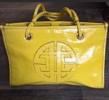 Antonio Melani Yellow Reptile Embossed Bag Photo 0