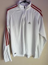 Adidas Red and white Half Zip Photo 0