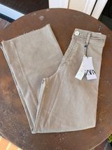 NWT MARINE STRAIGHT high waist wide legs pants sz 0 Photo 0