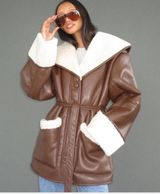 WeWoreWhat Leather Jacket Photo 0