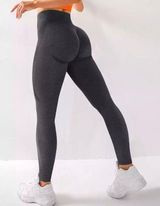 Booty Contour Leggings Gray Size M Photo 0