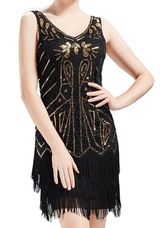 Roaring 20s Flapper Dress Black Size XS Photo 0