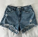 Curve Love Denim Mom Shorts Photo 0